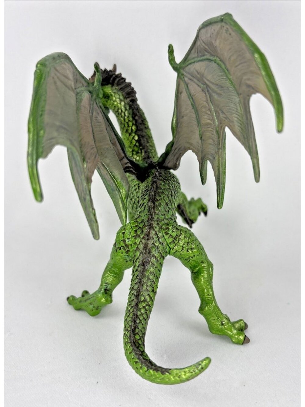 Forest Dragon Green Fantasy 6.5" PVC Figure Safari Ltd Toys 2010 - Picture 5 of 8
